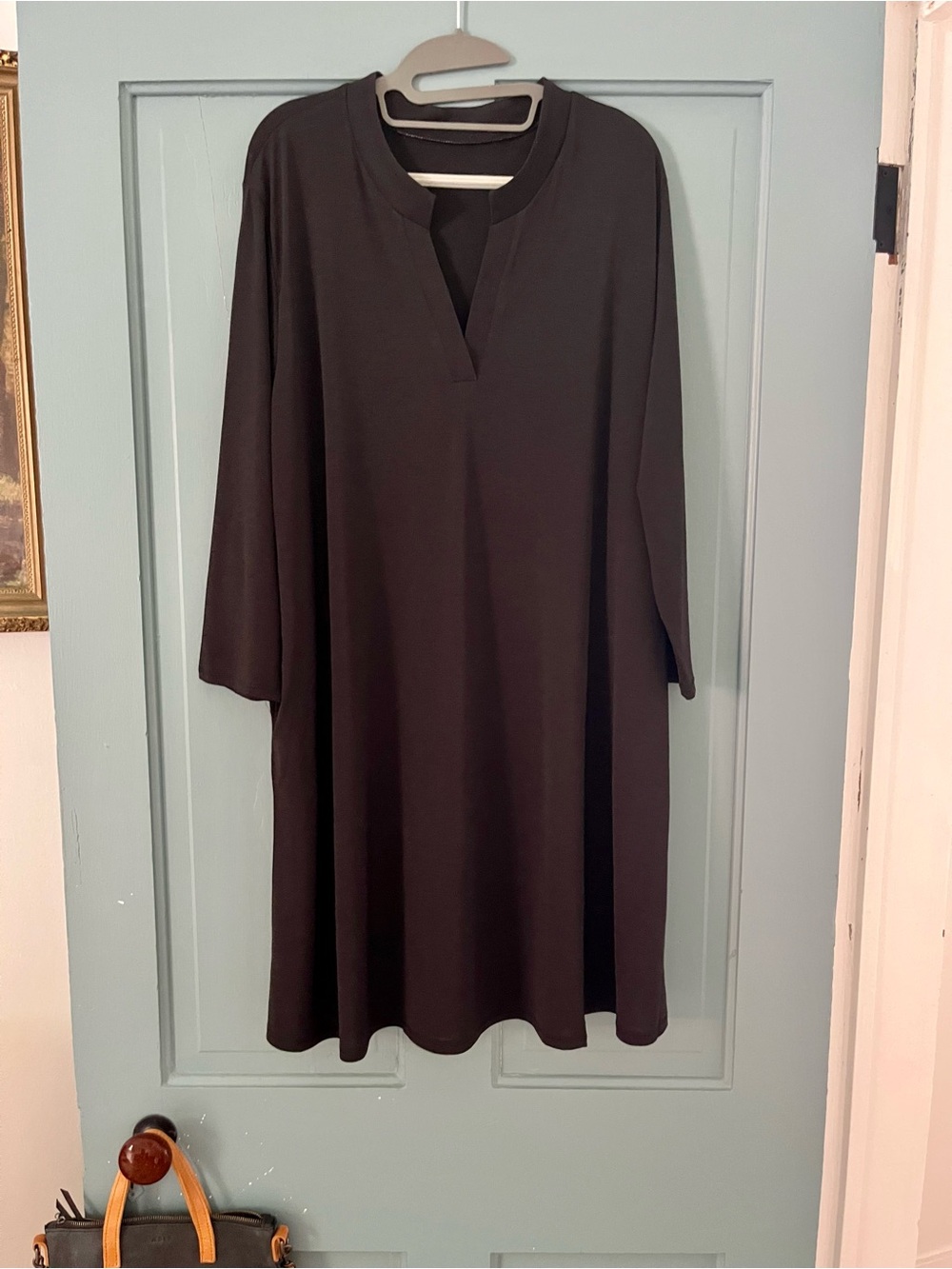 Women's Black Swim Coverup Tunic